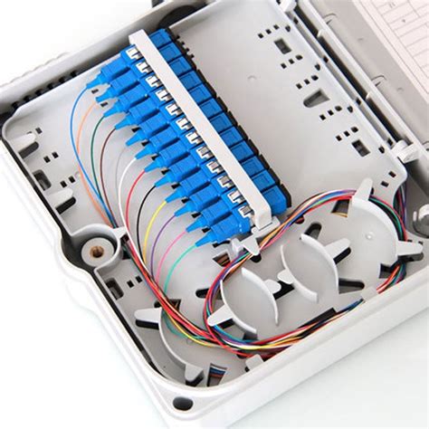 optical fiber cable distribution box|fiber optic outlet box.